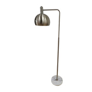 Marble And Silver Floor Lamp