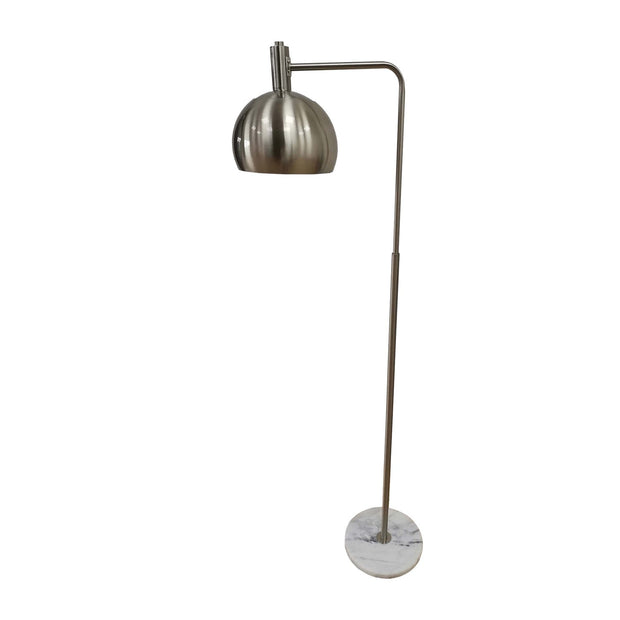 Marble And Silver Floor Lamp